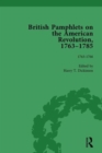 British Pamphlets on the American Revolution, 1763-1785, Part I, Volume 1 - Book