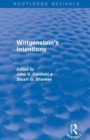 Wittgenstein's Intentions (Routledge Revivals) - Book