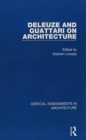 Deleuze and Guattari on Architecture - Book