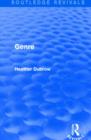 Genre (Routledge Revivals) - Book