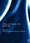 Privacy and Security in the Digital Age - Book