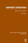 Export Strategy: Markets and Competition (RLE Marketing) - Book
