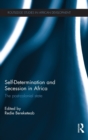 Self-Determination and Secession in Africa : The Post-Colonial State - Book