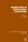 Marketing in Developing Countries (RLE Marketing) - Book