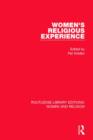 Women's Religious Experience (RLE Women and Religion) - Book