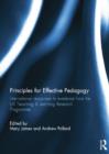 Principles for Effective Pedagogy : International Responses to Evidence from the UK Teaching & Learning Research Programme - Book