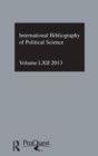 IBSS: Political Science: 2013 Vol.62 : International Bibliography of the Social Sciences - Book
