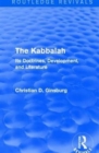 The Kabbalah (Routledge Revivals) : Its Doctrines, Development, and Literature - Book