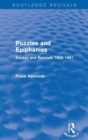 Puzzles and Epiphanies (Routledge Revivals) : Essays and Reviews 1958-1961 - Book