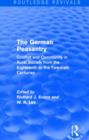 The German Peasantry (Routledge Revivals) : Conflict and Community in Rural Society from the Eighteenth to the Twentieth Centuries - Book