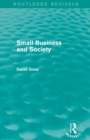 Small Business and Society (Routledge Revivals) - Book