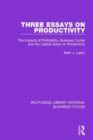 Three Essays on Productivity (RLE: Business Cycles) : The Impacts of Profitability, Business Cycles and the Capital Stock on Productivity - Book