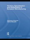 Territory, specialization and globalization in European Manufacturing - Book