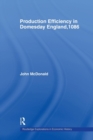 Production Efficiency in Domesday England, 1086 - Book
