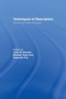 Techniques of Description : Spoken and Written Discourse - Book
