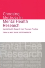 Choosing Methods in Mental Health Research : Mental Health Research from Theory to Practice - Book