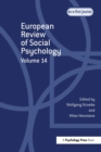 European Review of Social Psychology: Volume 14 - Book