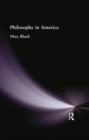 Philosophy in America - Book