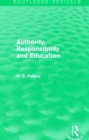 Authority, Responsibility and Education - Book