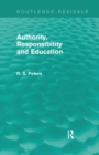 Authority, Responsibility and Education - Book