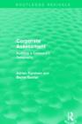 Corporate Assessment (Routledge Revivals) : Auditing a Company - Book
