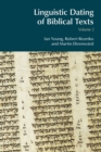 Linguistic Dating of Biblical Texts: Volume 2 - Book