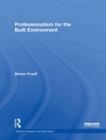 Professionalism for the Built Environment - Book