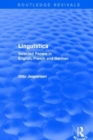 Linguistica : Selected Papers in English, French and German - Book
