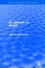 An Analysis of Morals - Book