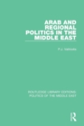 Arab and Regional Politics in the Middle East - Book