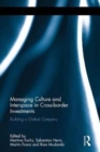 Managing Culture and Interspace in Cross-border Investments : Building a Global Company - Book