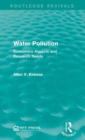 Water Pollution : Economics Aspects and Research Needs - Book