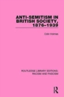 Anti-Semitism in British Society, 1876-1939 - Book