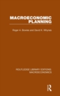 Macroeconomic Planning - Book