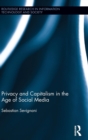 Privacy and Capitalism in the Age of Social Media - Book