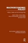 Macroeconomic Policy : Inflation, Wealth and the Exchange Rate - Book