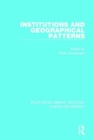 Institutions and Geographical Patterns - Book