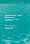 Environmental Quality Management : An Application to the Lower Delaware Valley - Book