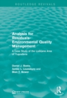 Analysis for Residuals-Environmental Quality Management : A Case Study of the Ljubljana Area of Yugoslavia - Book