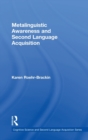 Metalinguistic Awareness and Second Language Acquisition - Book