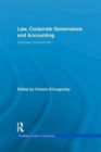 Law, Corporate Governance and Accounting : European Perspectives - Book