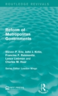 Reform of Metropolitan Governments - Book