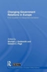 Changing Government Relations in Europe : From localism to intergovernmentalism - Book