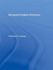 Mongolian-English Dictionary - Book