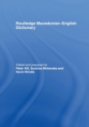 The Routledge Macedonian-English Dictionary - Book