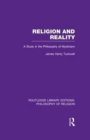Religion and Reality : A Study in the Philosophy of Mysticism - Book