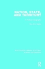 Nation, State and Territory : A Political Geography - Book