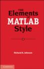 Elements of MATLAB Style - eBook