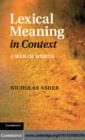 Lexical Meaning in Context : A Web of Words - eBook