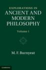 Explorations in Ancient and Modern Philosophy: Volume 1 - eBook